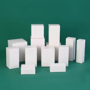 custom rectangular packaging box eco friendly folding cardboard small business product display box with logo printing
